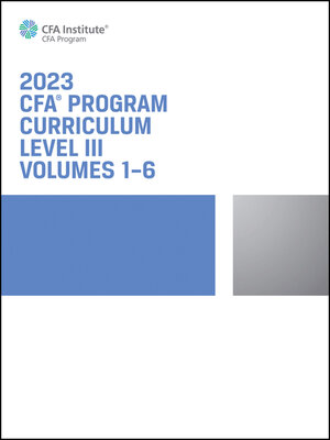 cover image of 2023 CFA Program Curriculum Level III Box Set